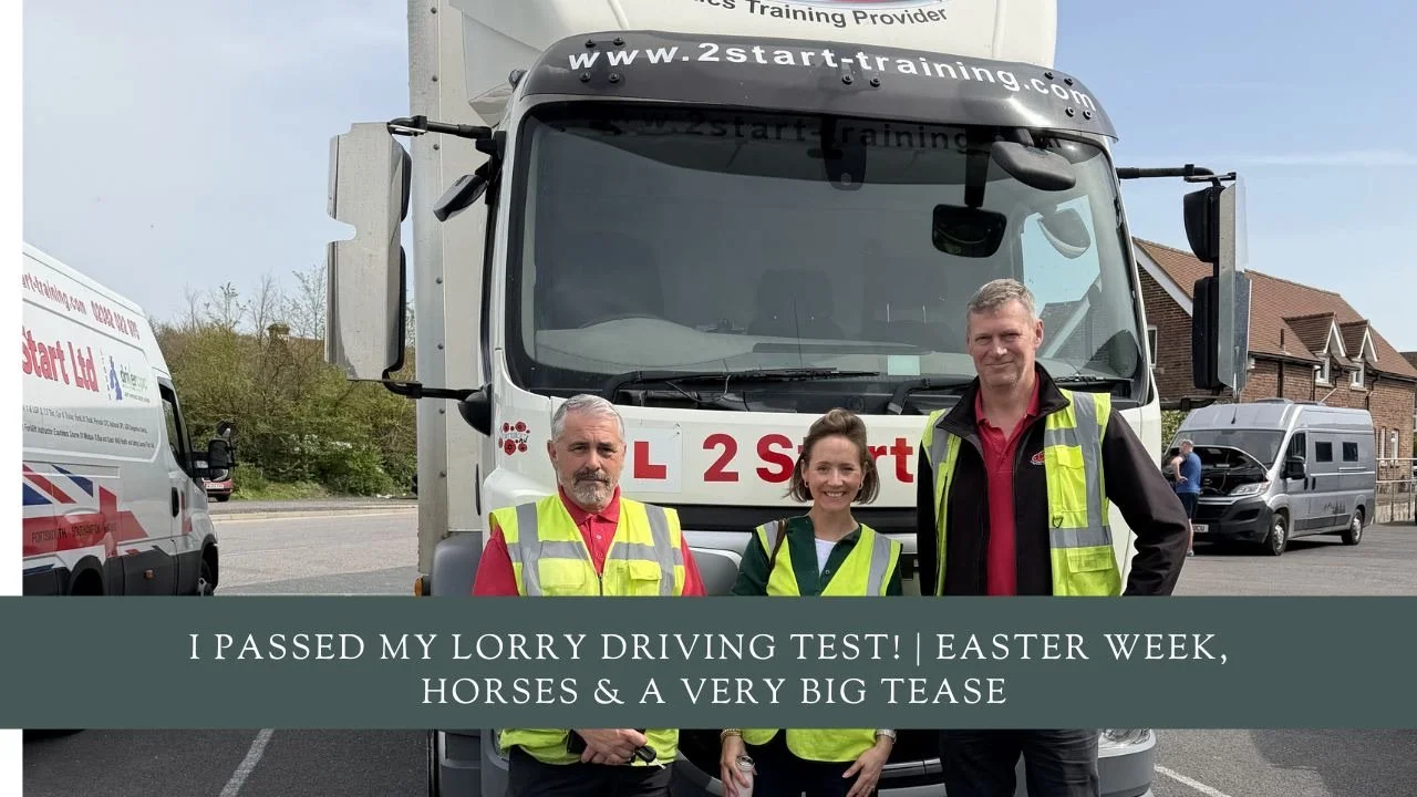 I Passed My Lorry Driving Test! | Easter Week, Horses &amp; A Very Big Tease