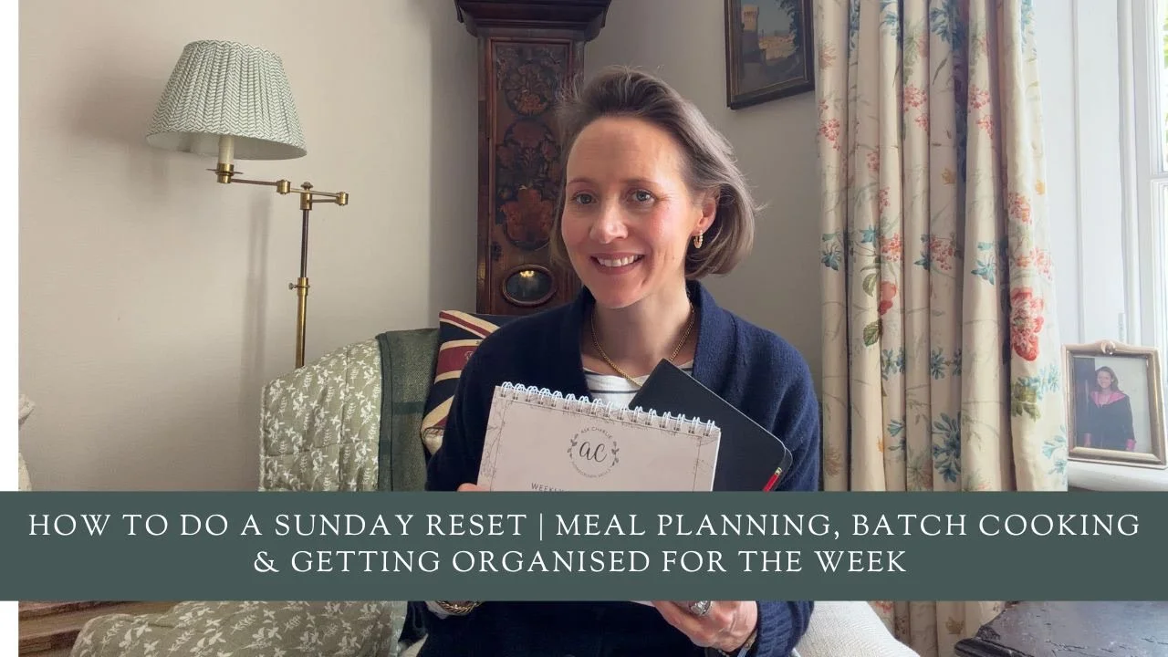How to Do a Sunday Reset | Meal Planning, Batch Cooking &amp; Getting Organised for the Week