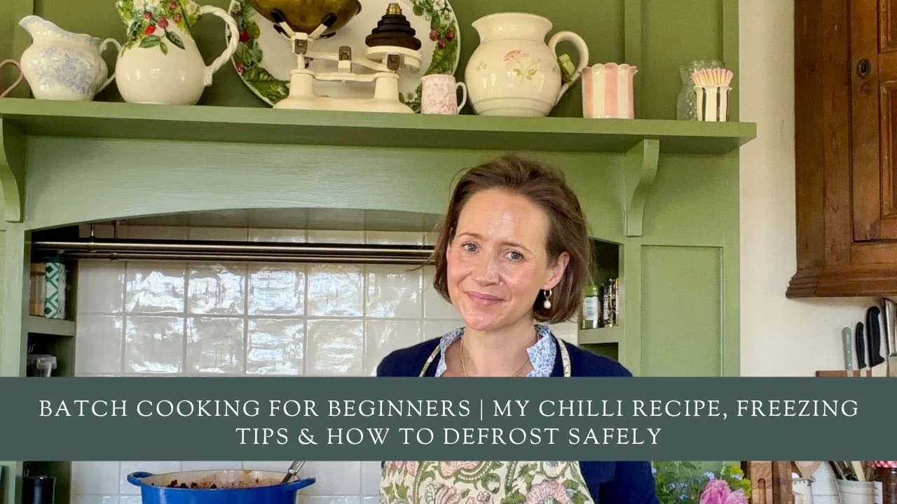 Batch Cooking for Beginners | My Chilli Recipe, Freezing Tips &amp; How to Defrost Safely