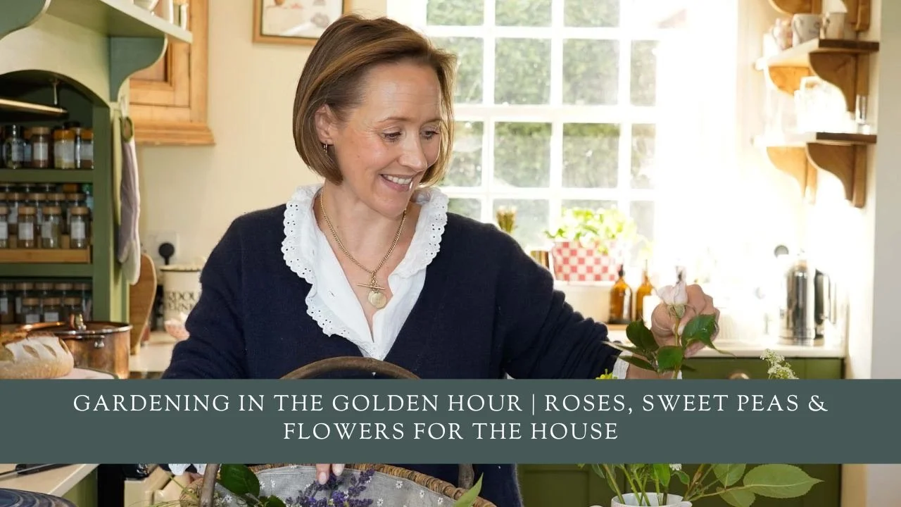 Gardening in the Golden Hour | Roses, Sweet Peas &amp; Flowers for the House