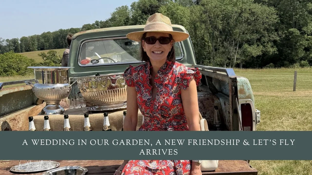 A Wedding in Our Garden, A New Friendship &amp; Let's Fly Arrives
