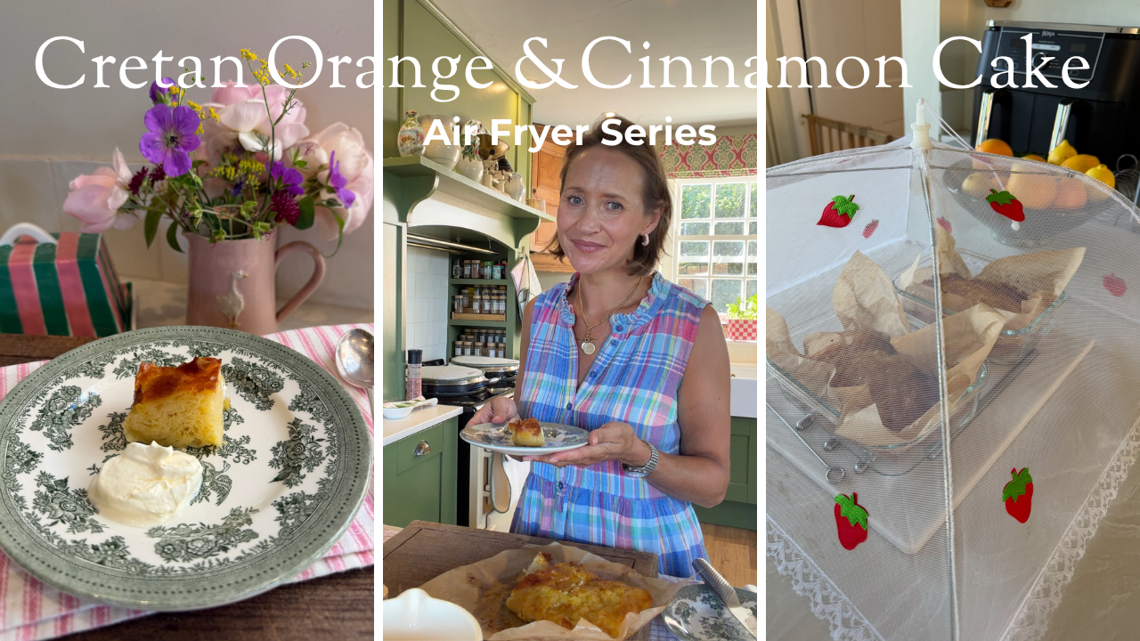 Cretan Orange Cake in the Air Fryer (Recipe from Our Holiday)
