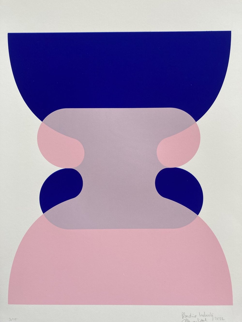 Collaboration Marion Vidal Carnet Chouette Blandine Imberty - Serigraphie Eccola Bleue et Rose - Forme 2.jpeg