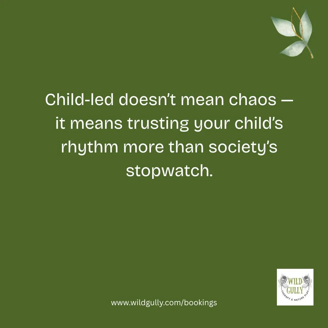 Child-led doesn&rsquo;t mean chaos &mdash; it means trusting your child&rsquo;s rhythm more than society&rsquo;s stopwatch.

It&rsquo;s easy to feel the weight of comparison &mdash; the charts, the checklists, the questions about what your child &ldq