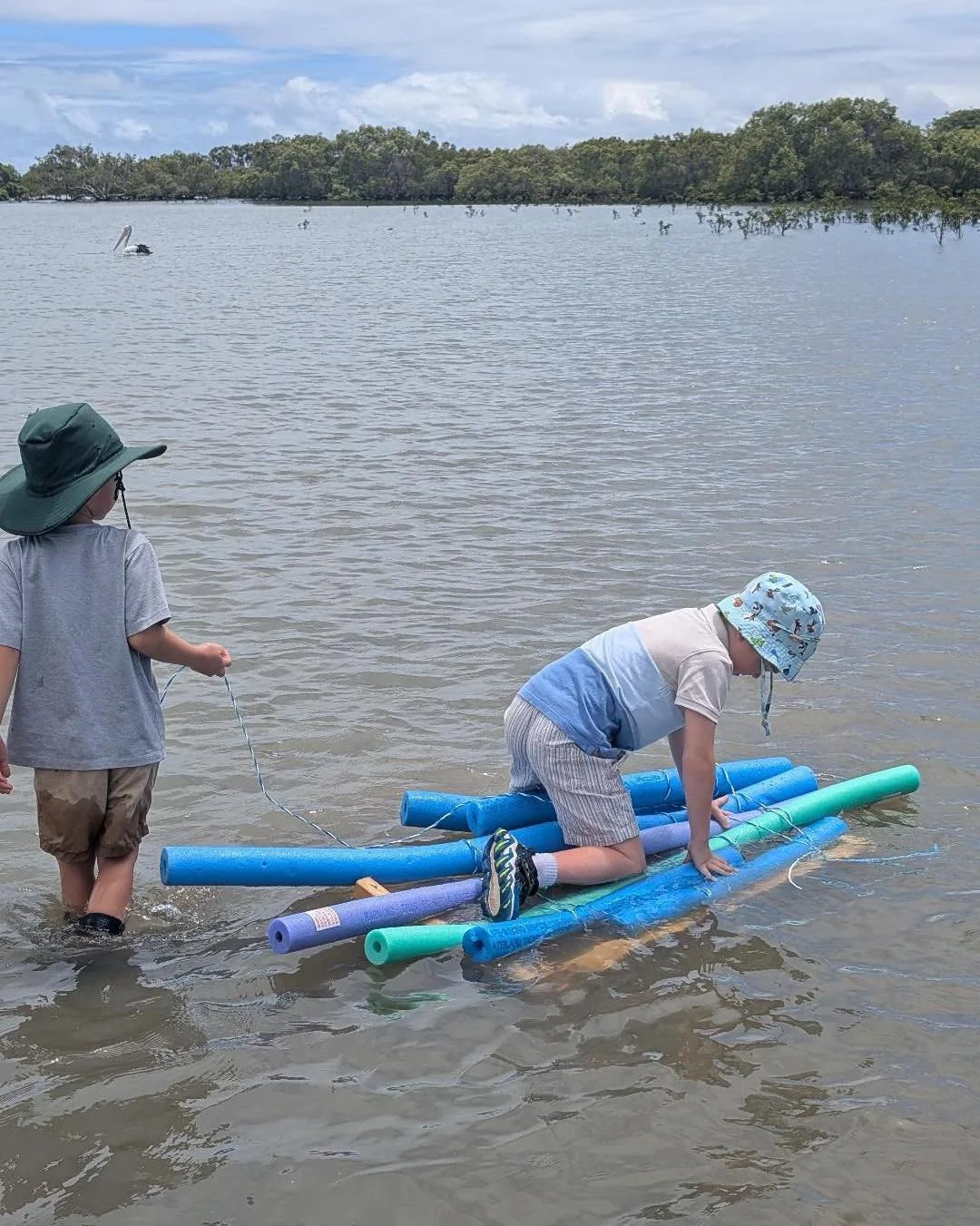 Today wasn&rsquo;t about keeping kids busy.
It was about giving them back something they&rsquo;ve been quietly missing.

They built rafts.
Used real tools.
Climbed trees.
Hiked, splashed, created, negotiated, failed, tried again.

No one was rushed.
