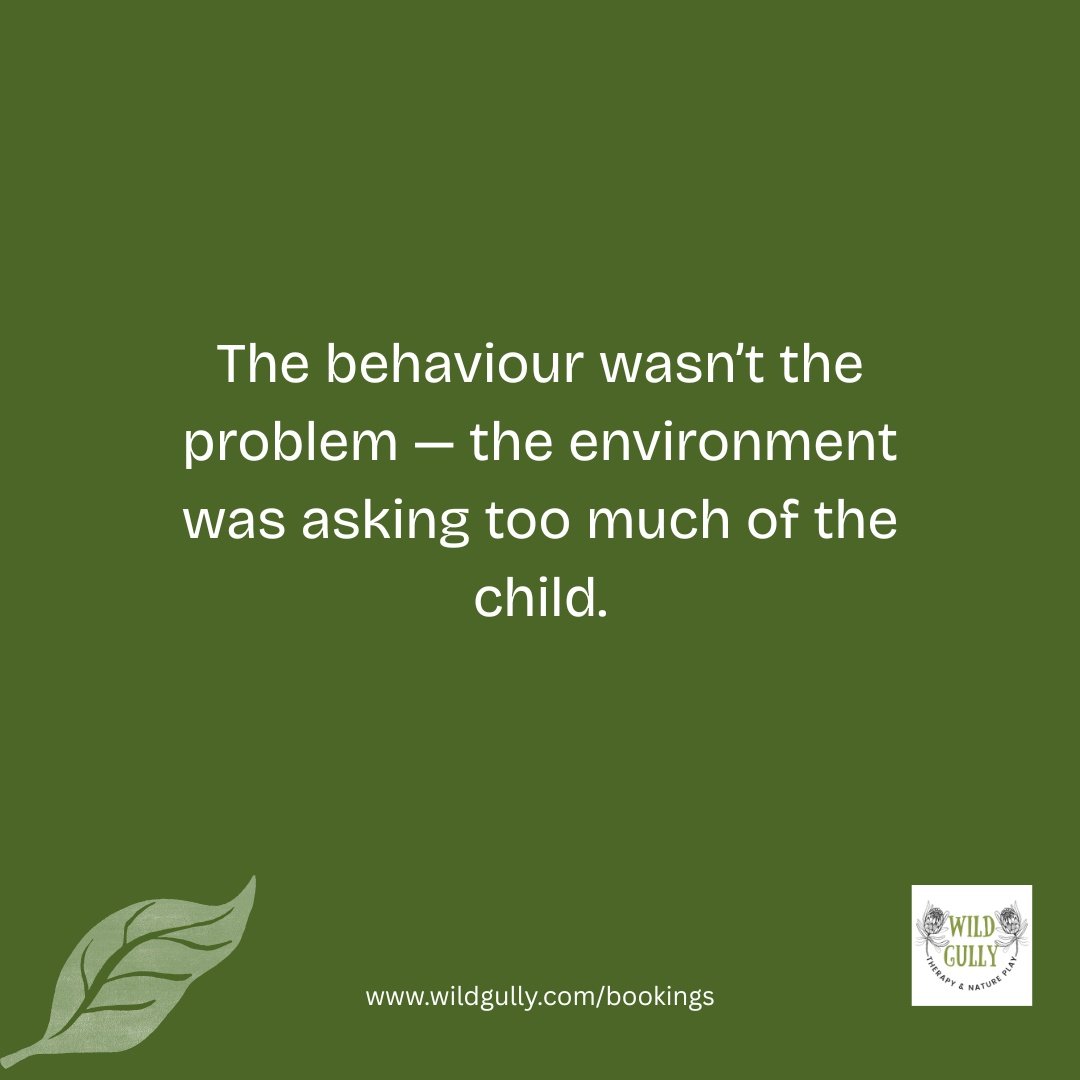 The behaviour wasn&rsquo;t the problem &mdash; the environment was asking too much of the child.**

We see it every day.
Children labelled as &ldquo;difficult&rdquo;, &ldquo;defiant&rdquo;, or &ldquo;not ready&rdquo;.

But when we slow down and reall