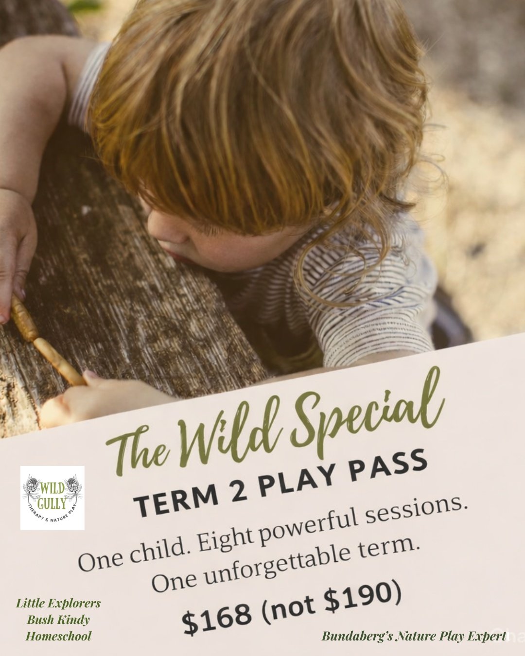 It&rsquo;s here. Our Wild Special is officially live.

For one week only, our Term 2 Play Pass is open at special pricing &mdash; and there are now just 6 days until prices return to normal.

Why do I do this?

Because I believe Bundaberg children de