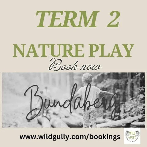 Term 2 nature play bookings are now available.

Booking early not only secures your child&rsquo;s place, it also helps us plan the right staffing, resources and experiences to create the best possible sessions for our Wild Gully families.  We are NOW