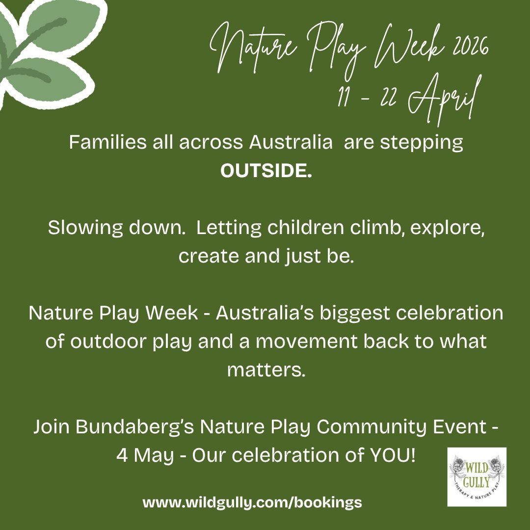 Join us as we celebrate Nature Play Week with a relaxed morning at the Botanic Gardens.

This is a chance to slow things down and give children what they truly need&mdash;space, time and the freedom to play. Think loose parts, building, curiosity and