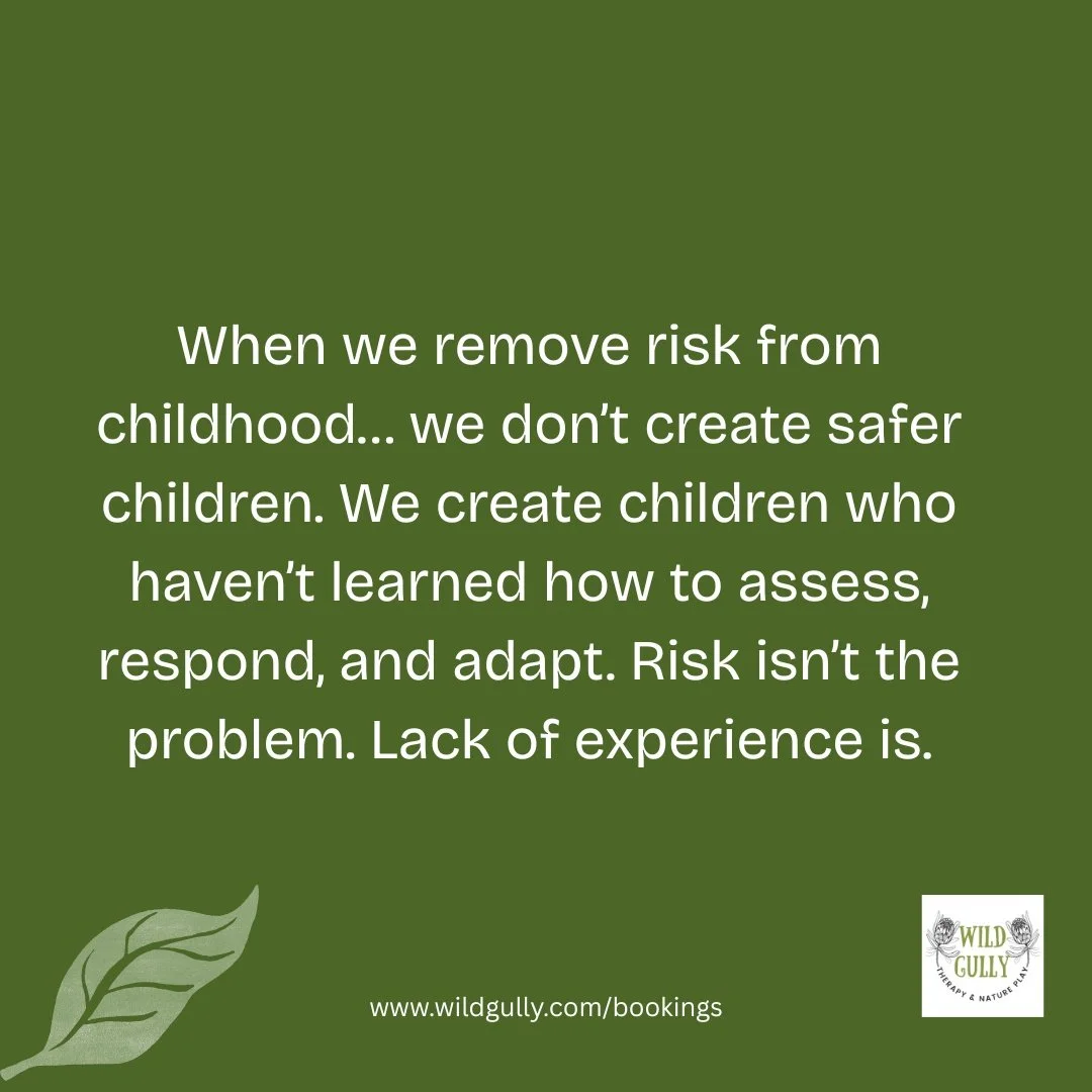 When we remove risk from childhood&hellip;
we don&rsquo;t create safer children.

We create children who haven&rsquo;t had the chance to *learn* safety.

Because safety isn&rsquo;t built through avoidance.
It&rsquo;s built through experience&mdash;
c