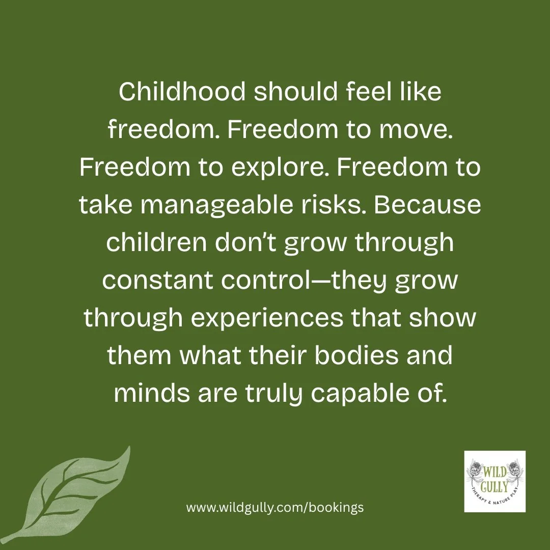 Childhood should feel like freedom.

Freedom to move, to explore, to take manageable risks.

Not every step directed.
Not every moment controlled.

Because children don&rsquo;t learn what they&rsquo;re capable of by being told.
They learn by doing.

