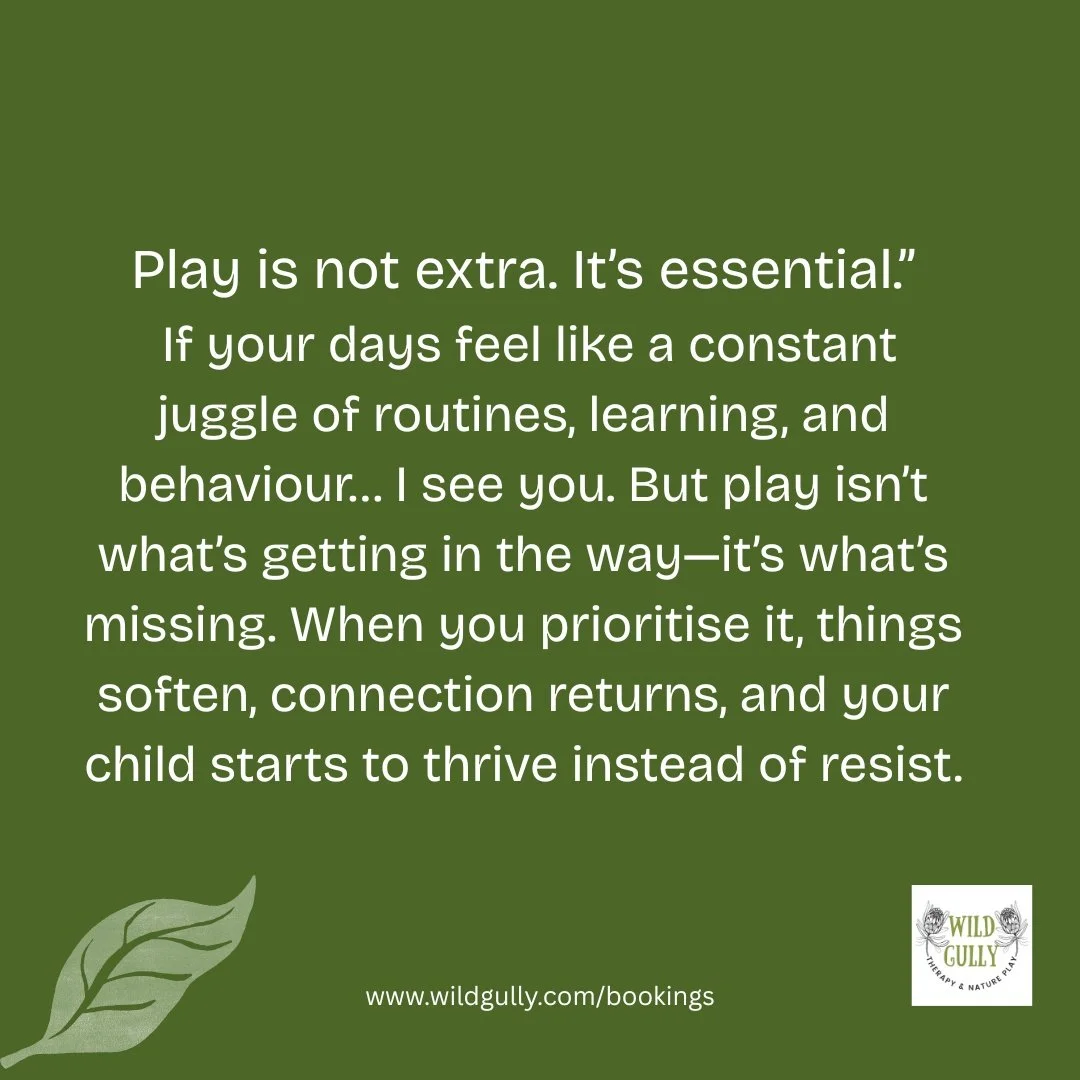 Play is not an extra. It&rsquo;s essential.

If your days feel like a constant juggle of routines, learning, and behaviour&hellip; I see you.

But play isn&rsquo;t what&rsquo;s getting in the way.
It&rsquo;s what&rsquo;s missing.

When you prioritise