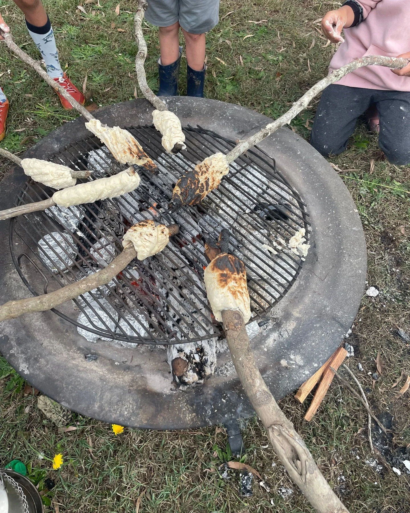Final Friday of Term Two
Sold out again for our Fire Edition sessions

Not just a session
Real experiences that children are missing

We created fire
Mixed our damper
Cooked, ate, and shared
Played hard
Climbed, moved, explored

This is what builds c
