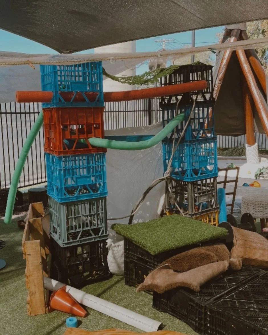 It works.

The purpose of loose parts play is simple&hellip; but powerful.

To give children ownership.
To invite creativity.
To allow real problem solving to unfold.

Today&rsquo;s play turned into tower building, engineering, and deep thinking.

We