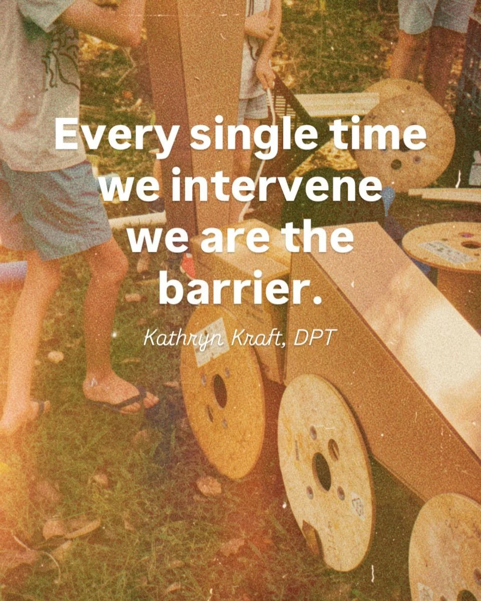 Every time we step in, we interrupt something important.

At Wild Gully, we believe children don&rsquo;t need constant direction &mdash; they need space. Space to explore, to problem-solve, to take risks, and to stay deeply engaged in their play.

Bu
