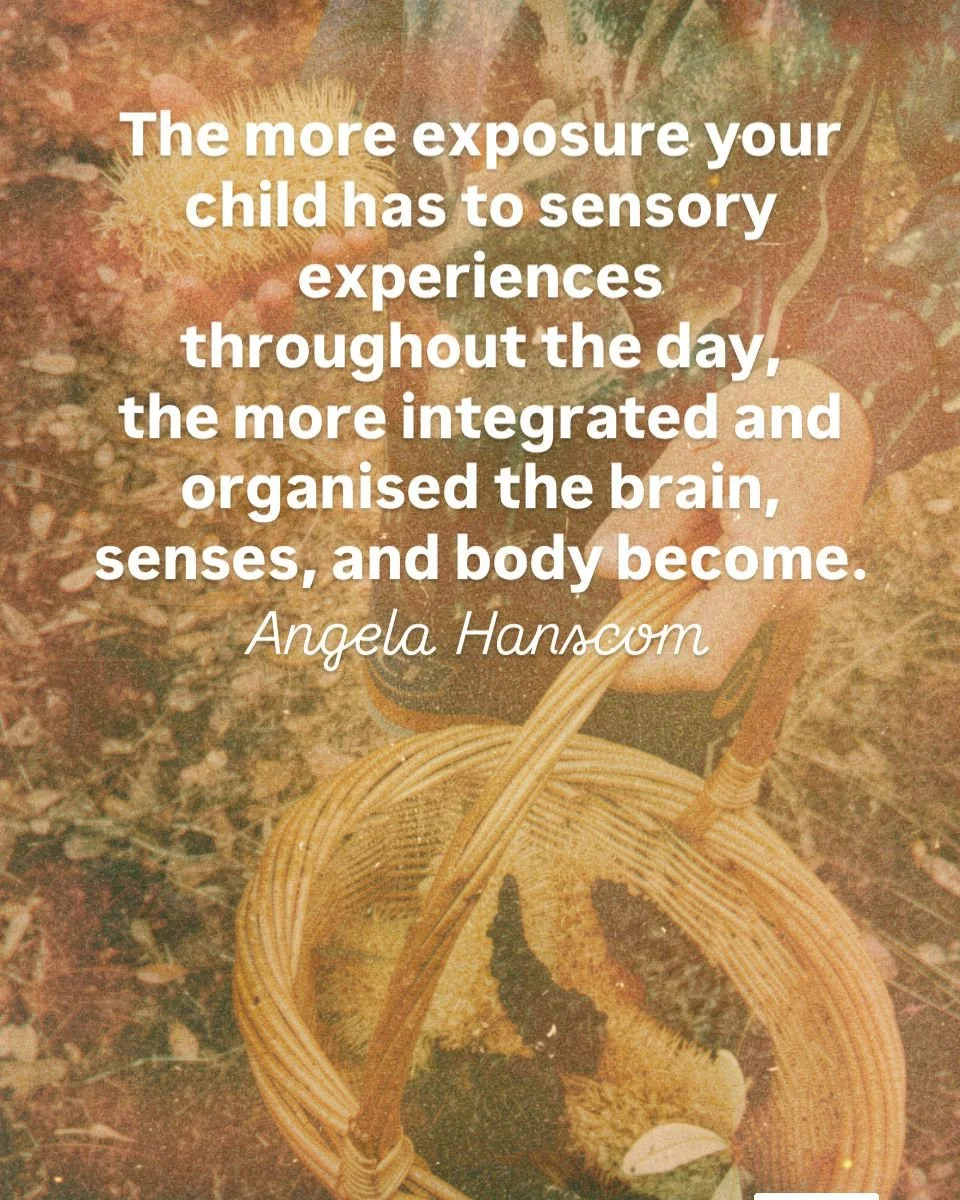 The more sensory input a child experiences throughout their day, the more organised and integrated their brain and body become.

But here&rsquo;s the thing&hellip; most children aren&rsquo;t getting what they truly need.

You might be noticing it &md