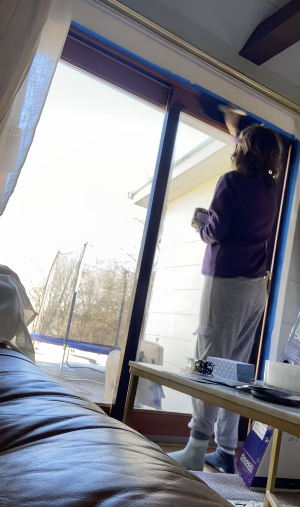 Paint Outdated Windows How To Paint Outdated Glass Door & Window Frames In 7 Easy Steps ...