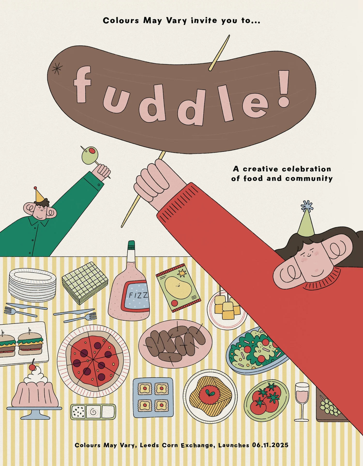 To Fuddle Cartoon Fuddle! Exhibition - Colours May Vary, Leeds Corn Exchange — Hollie ...