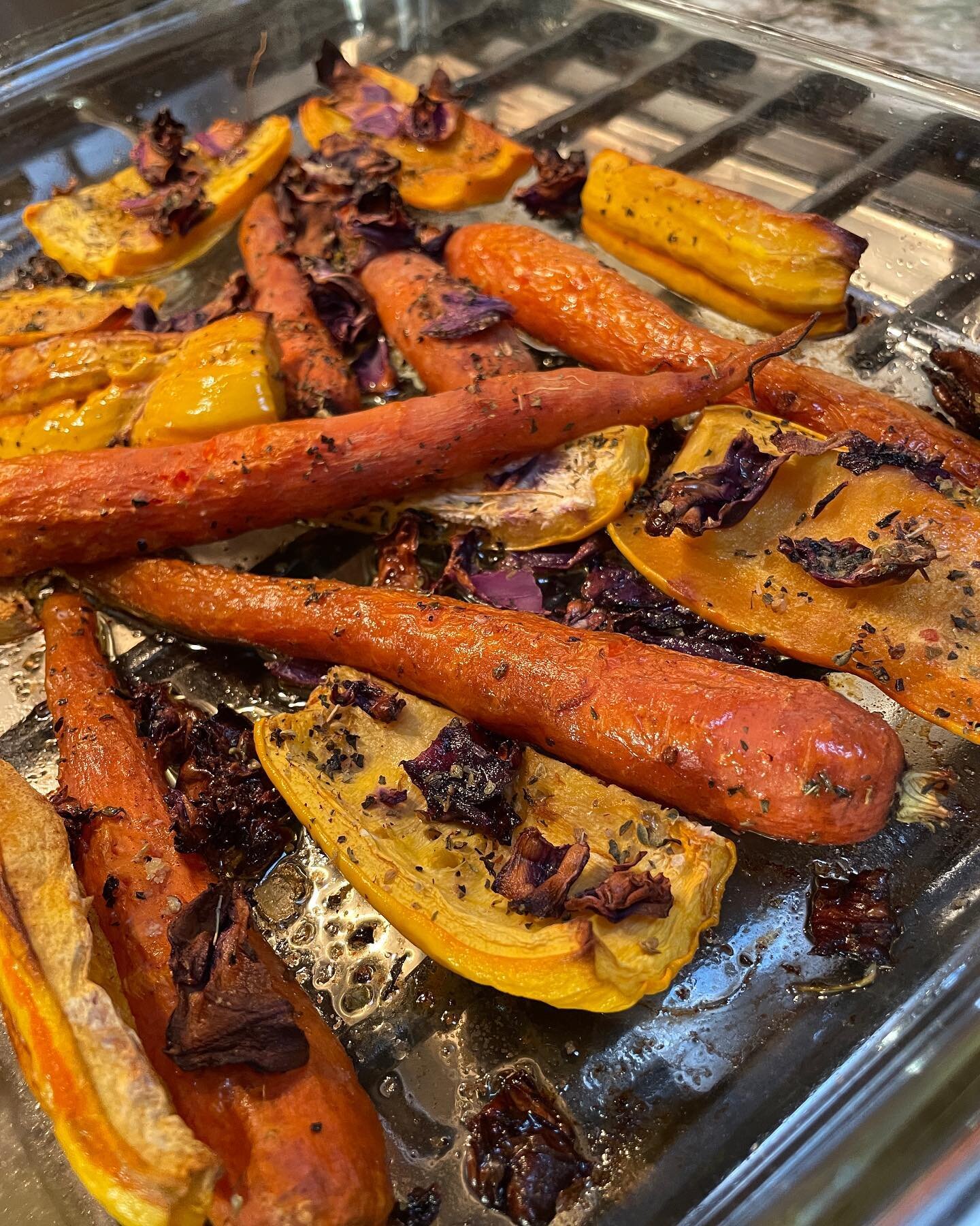 Carrots cabbage and squash