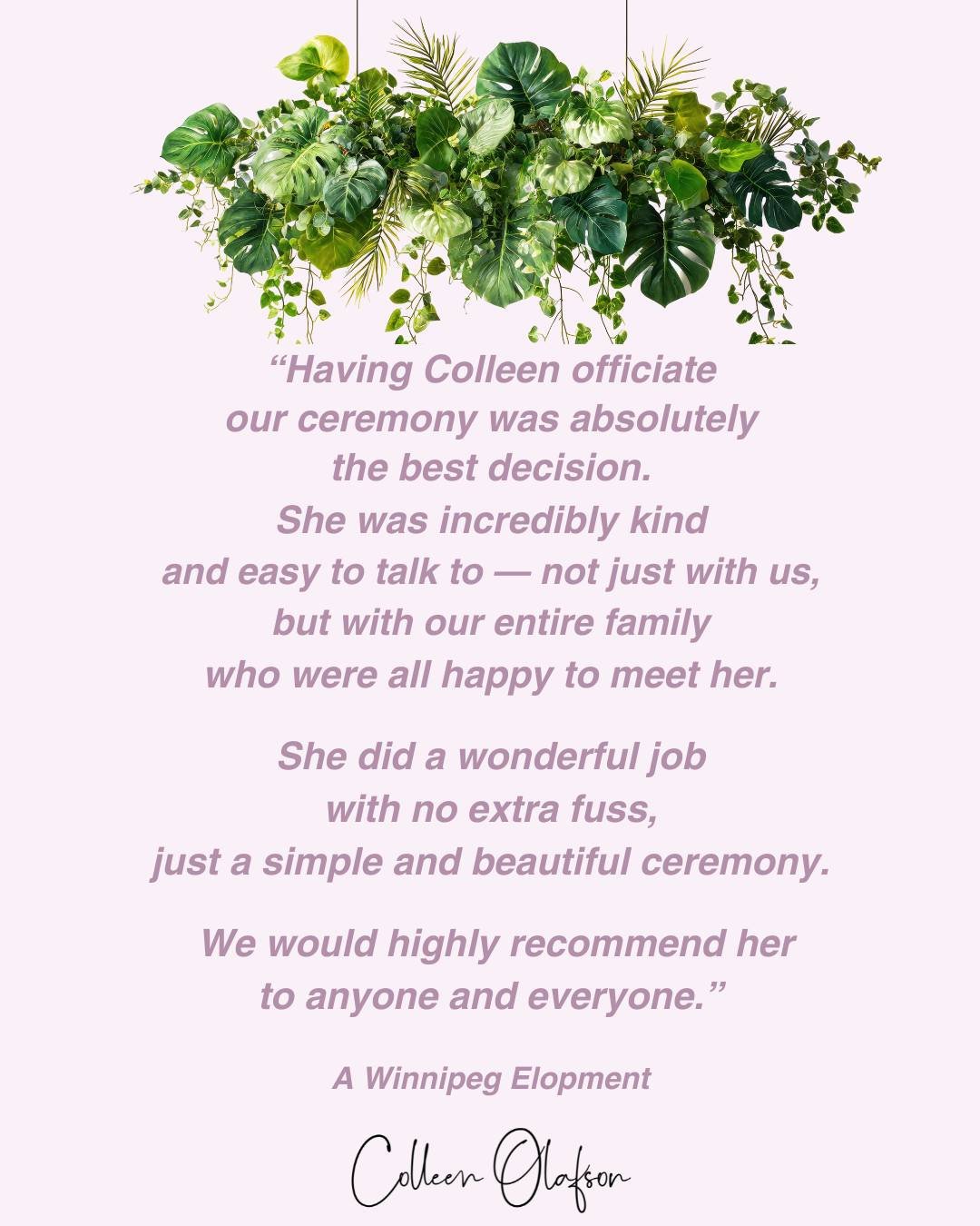 Congratulations to this couple! 💞
www.colleenolafson.ca