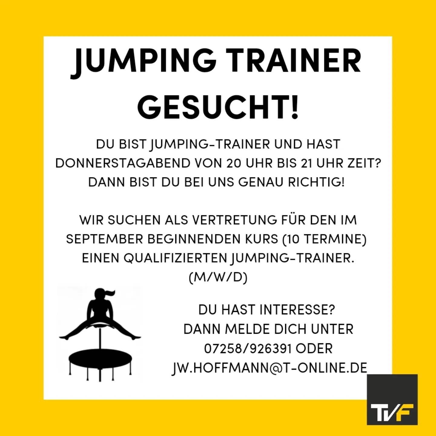 Wir suchen dich!!

#tvflehingen #jumping #kurs #trainergesucht