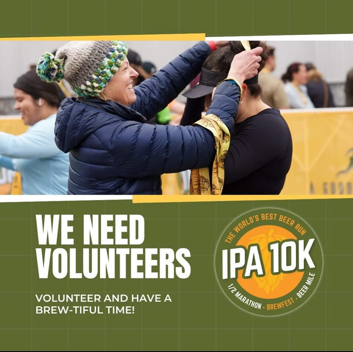 🚨🚨🚨🚨WE NEED MORE VOLUNTEERS🚨🚨🚨.
.
.
 Sign up now! Earn some money for your organization or a complimentary ticket to the Brewfest to enjoy the festivities!! 💪✨ #VolunteerWithUs EMAIL RUNIPA10K@Gmail.com 

#MakeADifference&rdquo;