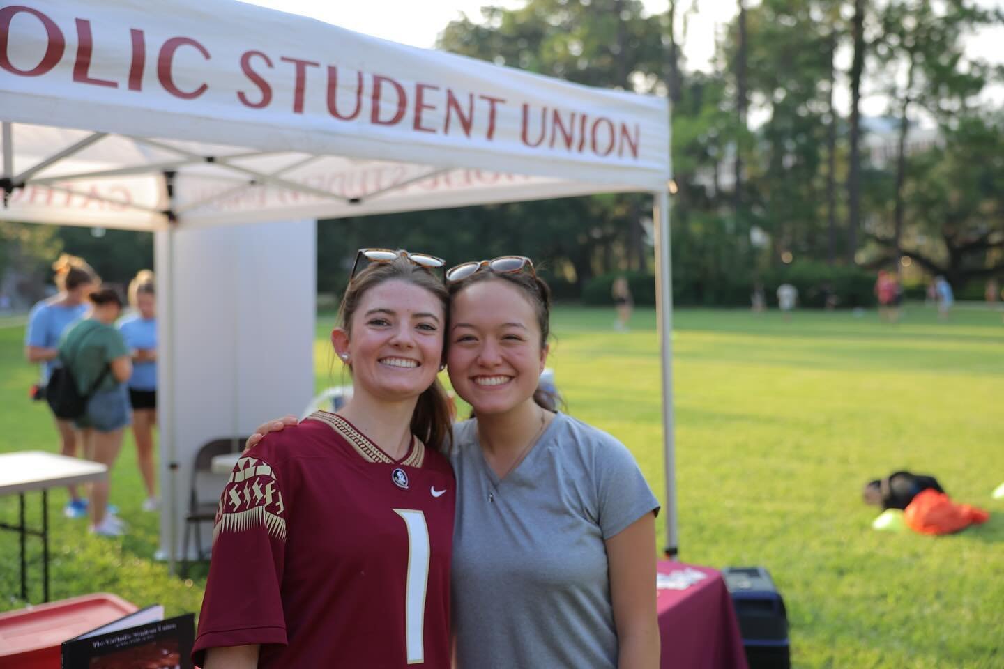 This Tuesday, April 16th we are having mass on Landis Green! We are really excited and we hope you join us, the Mass will start at 7 PM. This event will be from 7pm-9pm, so following Mass we will have snacks and games to enjoy after! Please bring a b