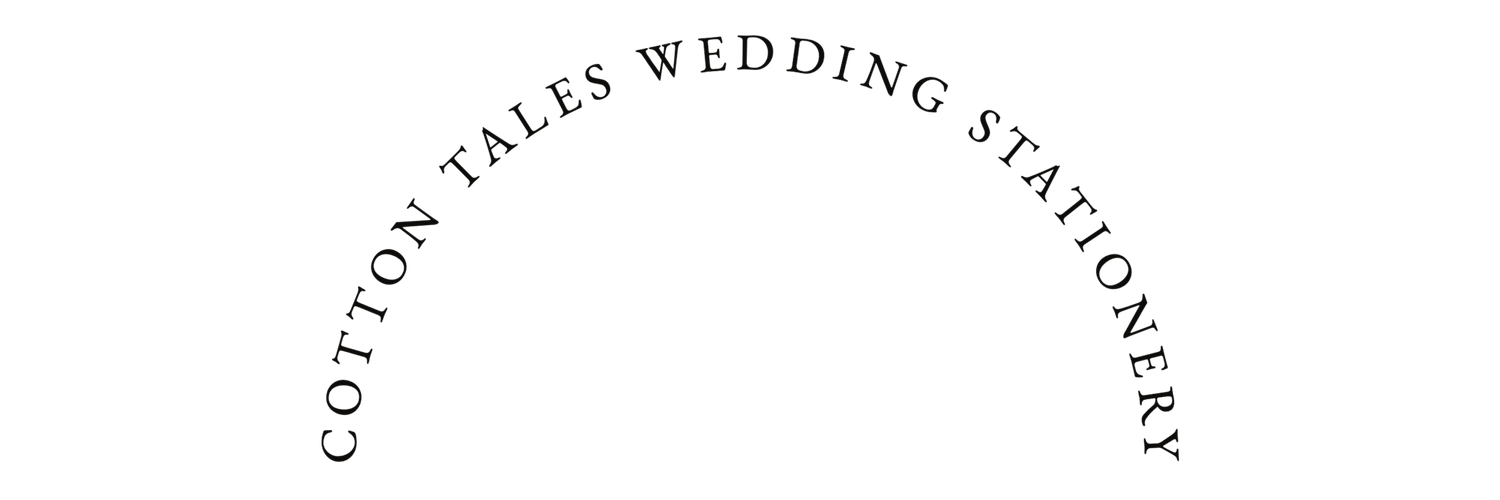cotton tales wedding stationery