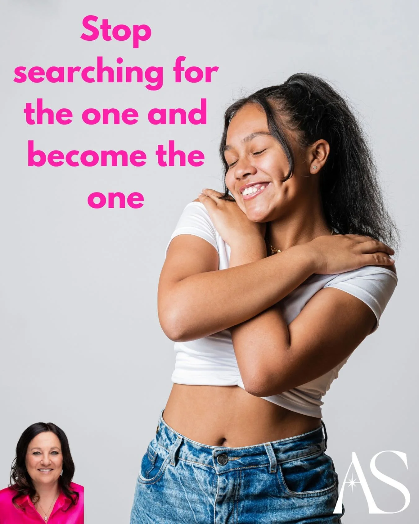 Stop searching for the one and become the one.

So much energy is spent searching for the love of our life.

Yet the deeper truth is this.
 When you become the love of your own life, everything changes.

You choose differently You attract differently