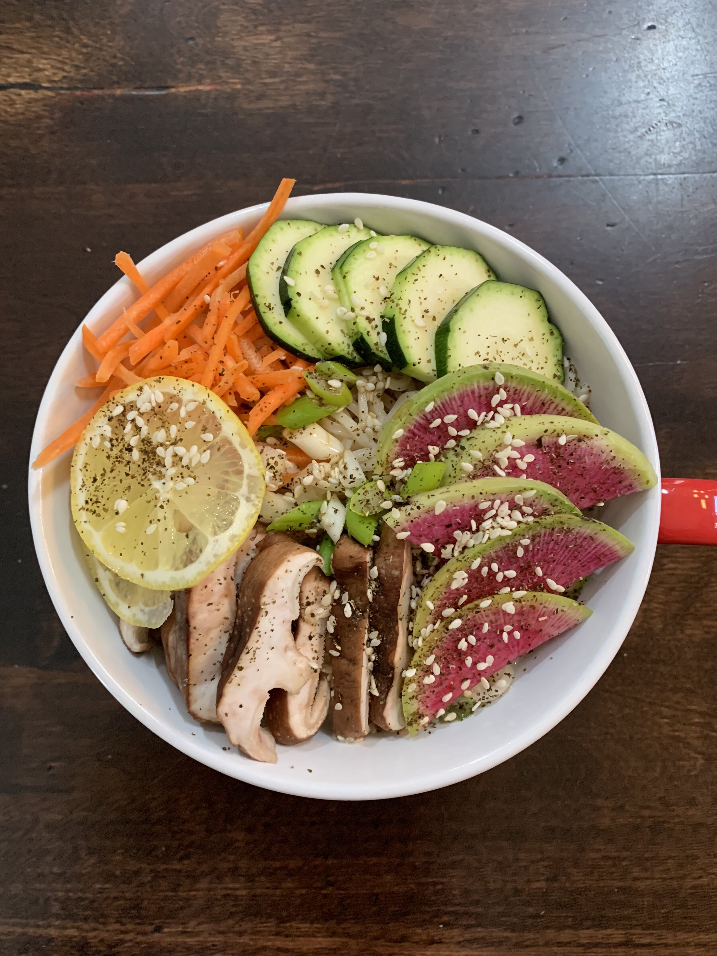 Sesame Miso Spelt Noodle Bowl