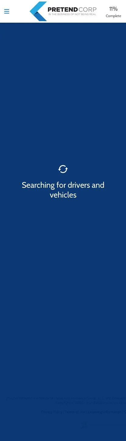 Mobile loading state