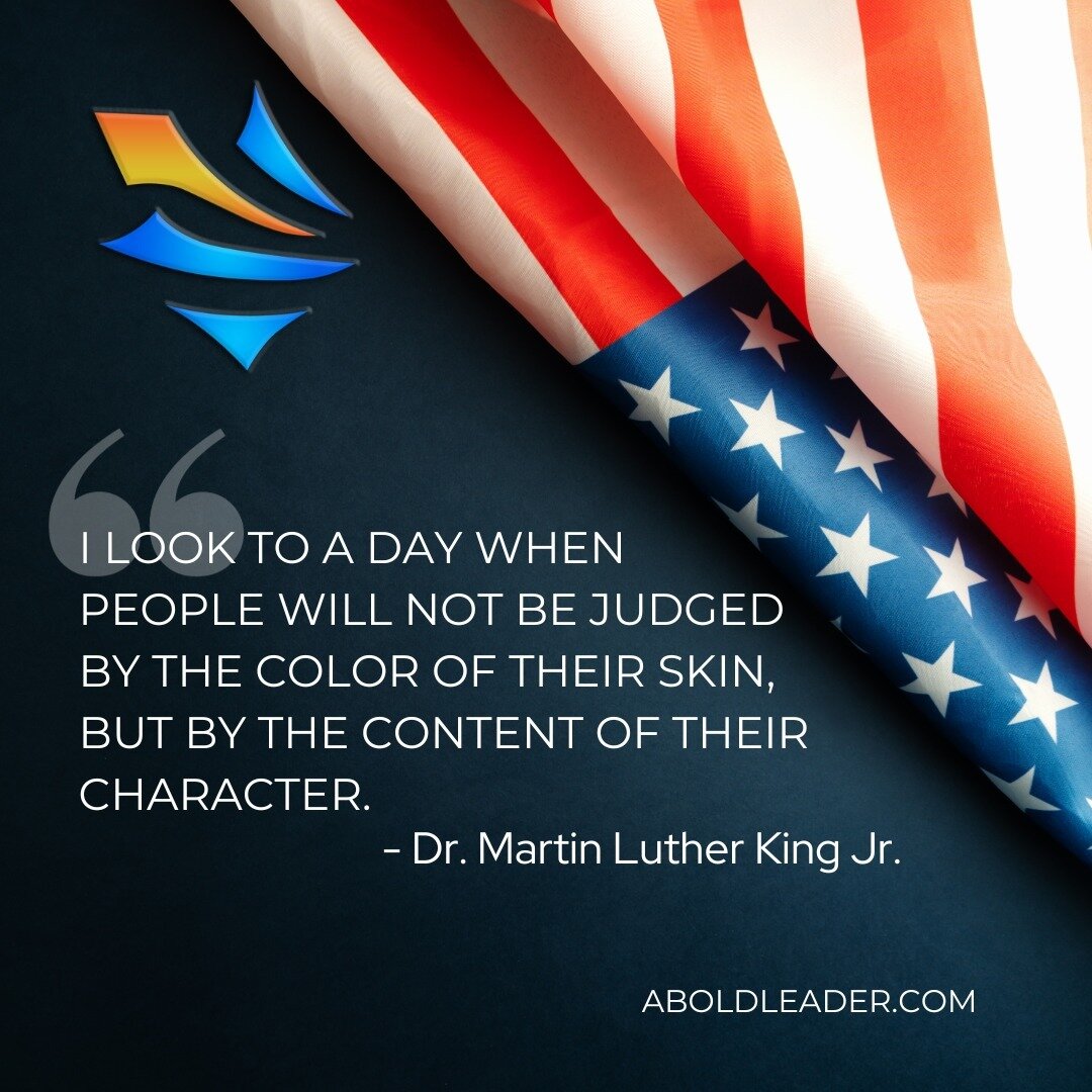 Remembering the courage and leadership legacy of Martin Luther King Jr. this #MLKDay.
King embodied what it means to be a bold leader.

#character #confidence #clarity #unity #opportunity #legacy #courage #consistency #community #leadership