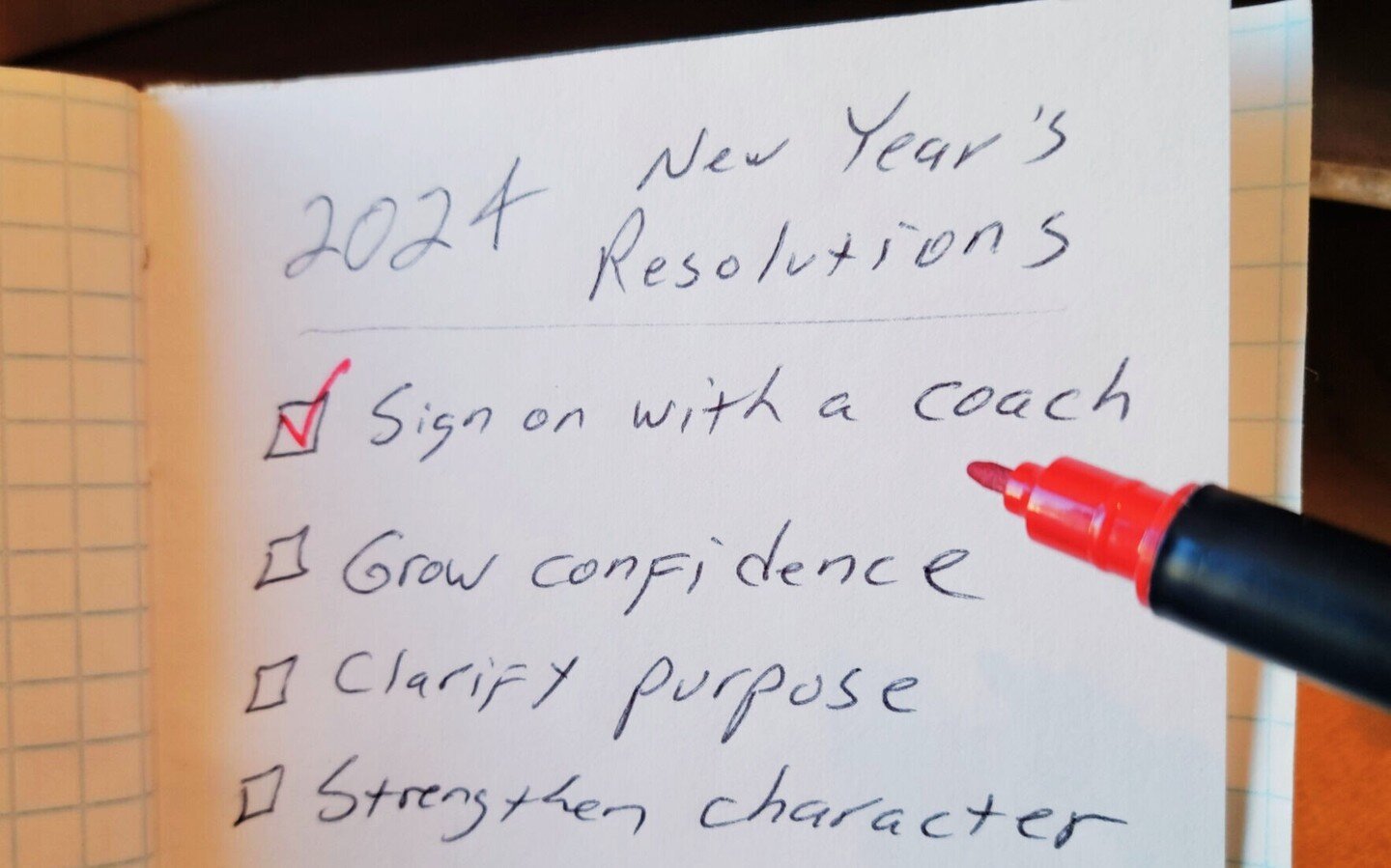 One New Year's resolution to make good on them all!

Start with a coach and you're never on your own.

#executivecoach #leadership #ceo #executivedirector #personalgrowth #professional #competence #confidence #clarity #character #csuite #coaching