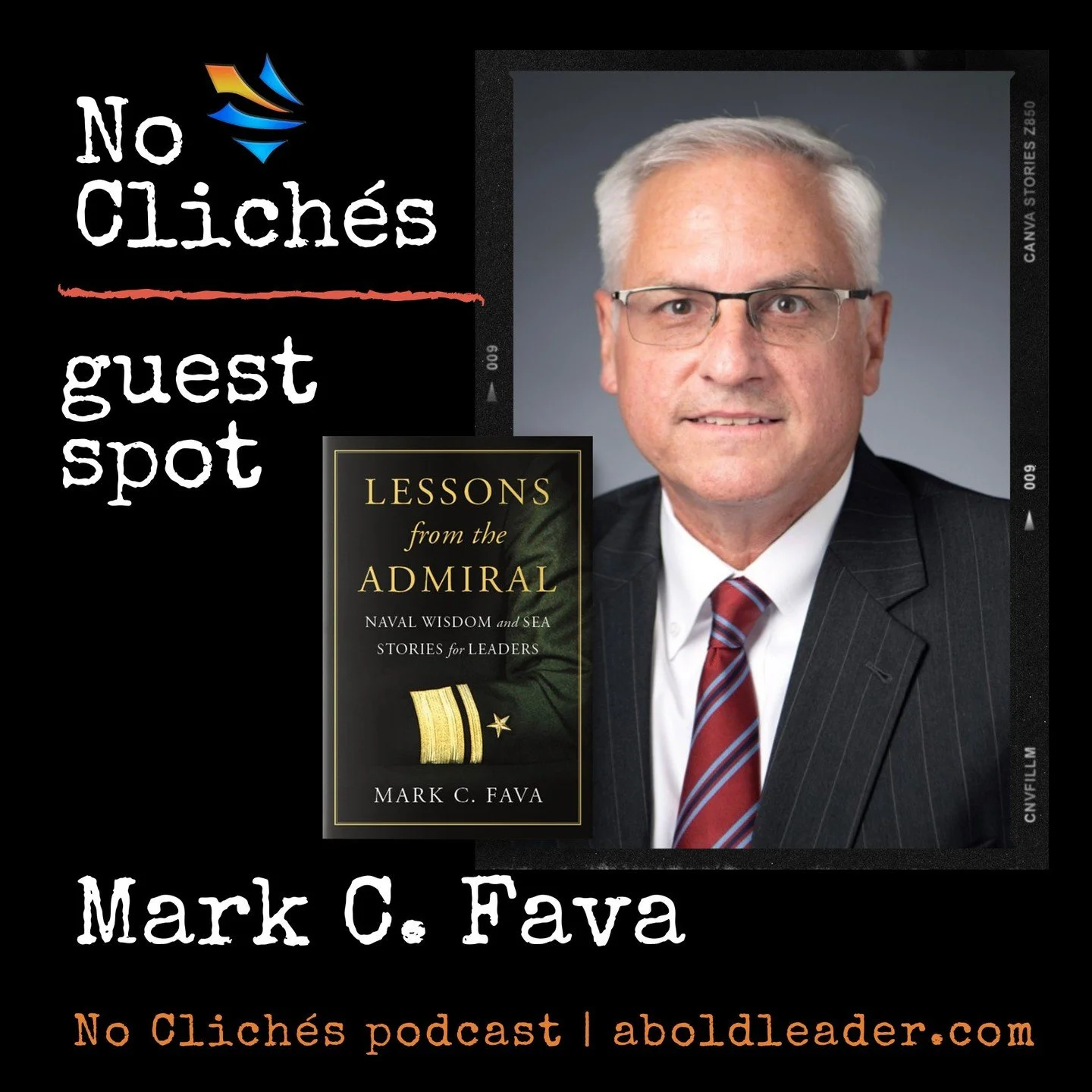 Episode 3 is LIVE!
In a special Veteran's Day edition of No Clich&eacute;s, @td_smyers interviews author @markcfava about his book Lessons from the Admiral - Naval Wisdom and Sea Stories for Leaders.
#WhatAreYouReadingWednesday

Listen wherever you g
