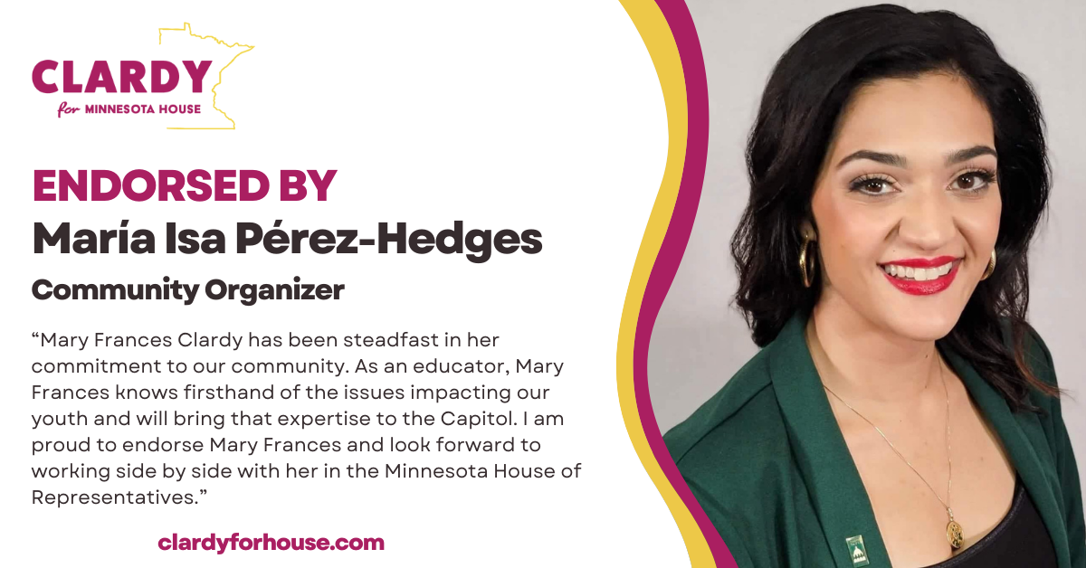 Clardy for House - Maria Isa Perez-Hedges - Community Organizer.png