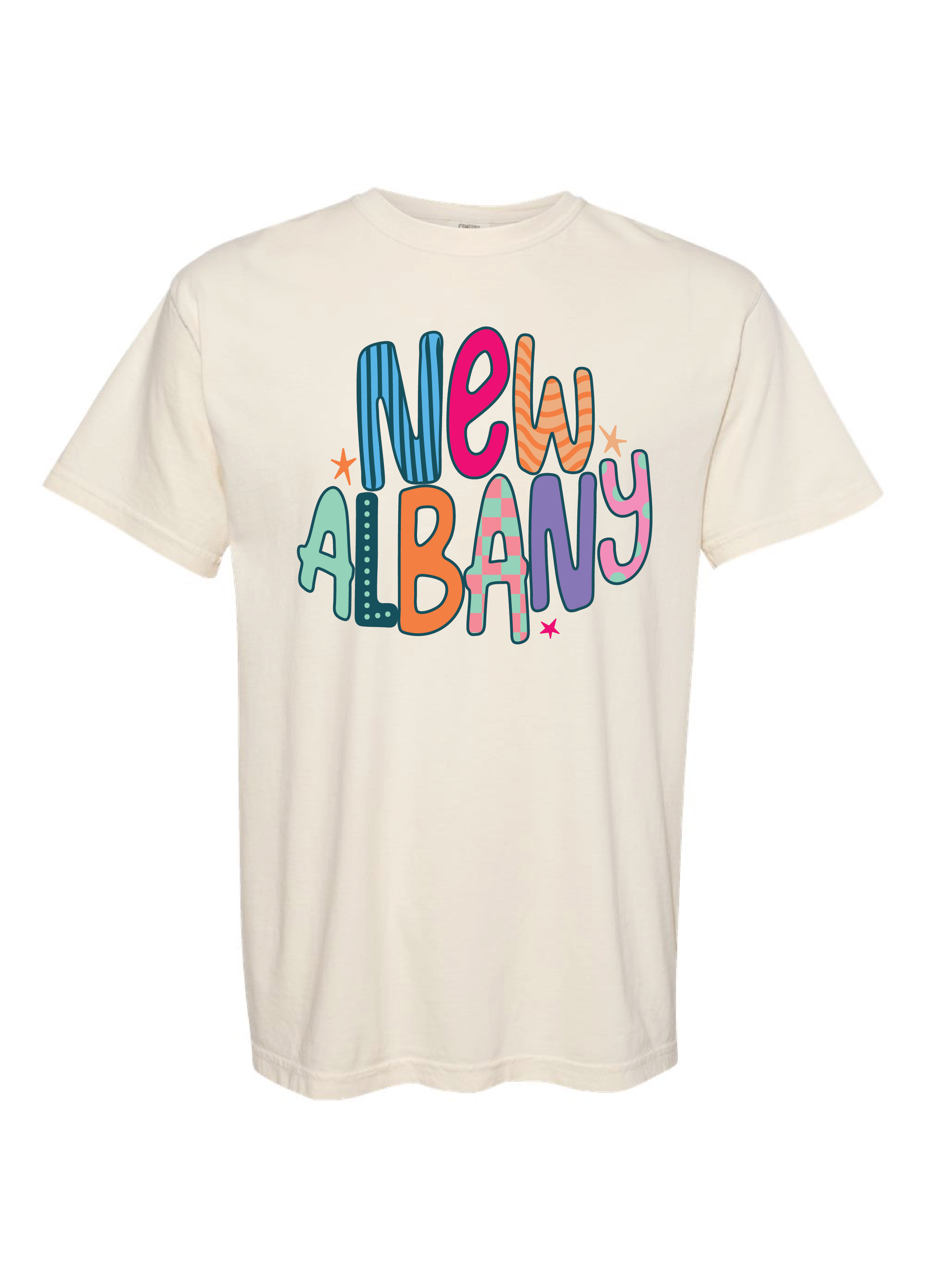 New Albany Colorful Sweatshirt & Tee
