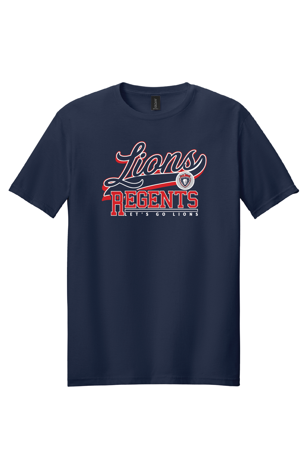 Lions Script Mascot Tee