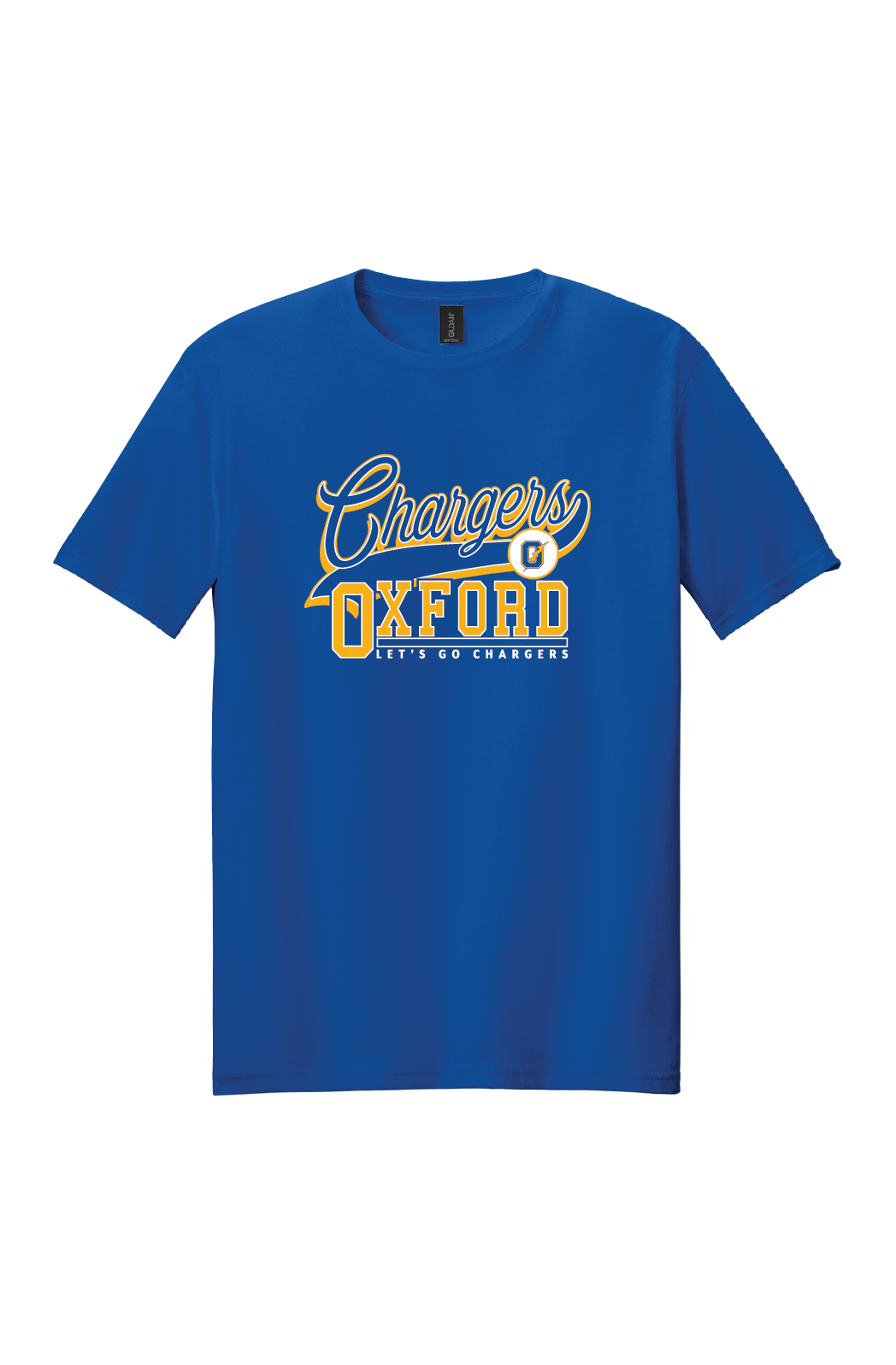 Chargers Script Mascot Tee