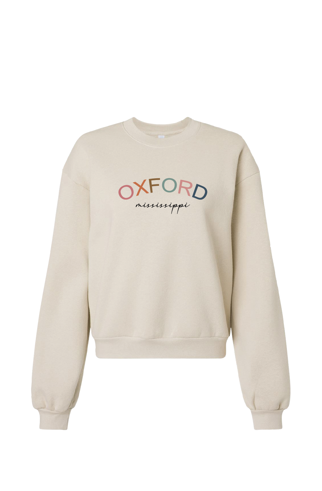 Pastel Oxford CROP Sweatshirt