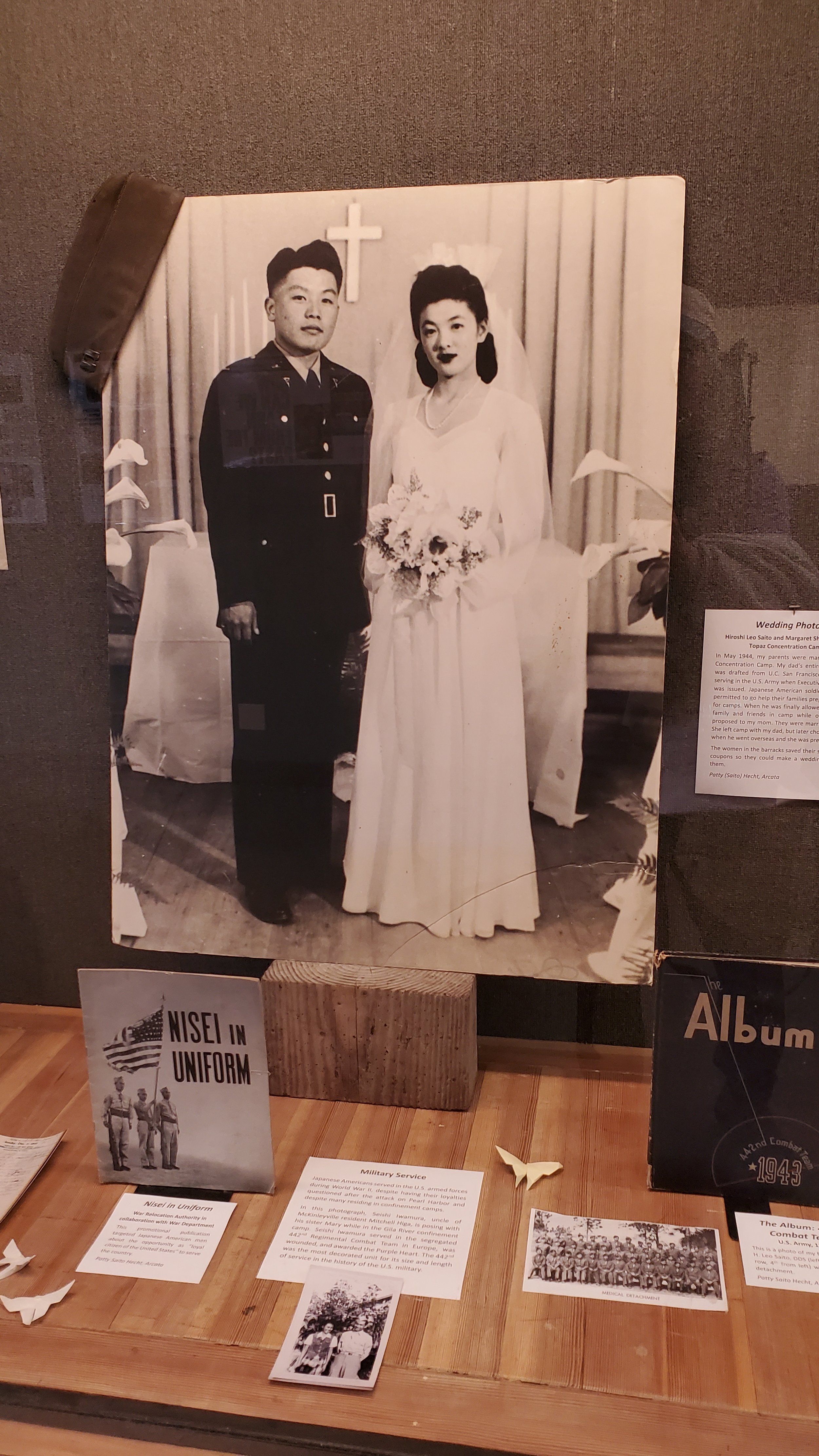 Wedding photo from Topaz Concentration Camp.