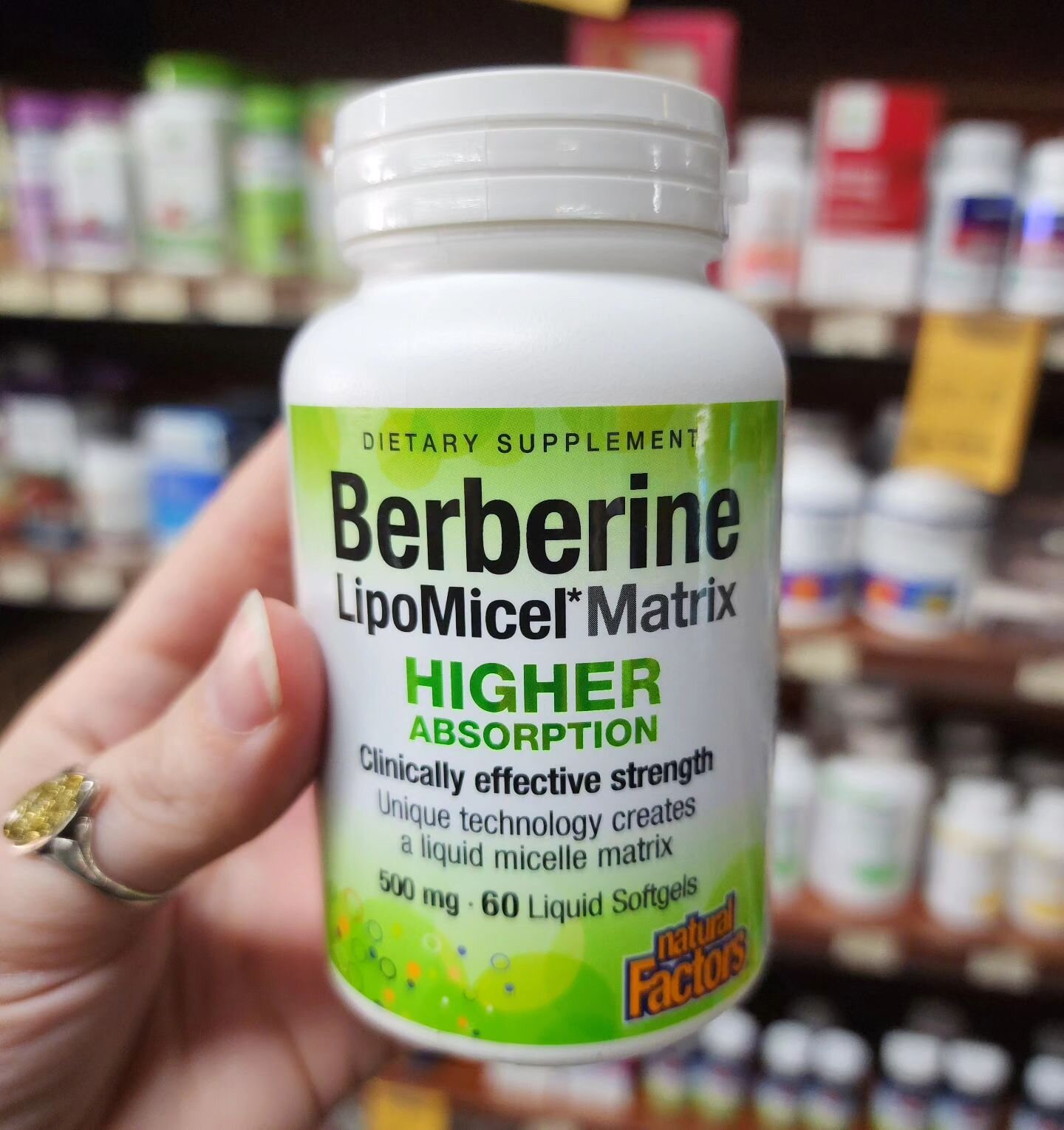 💥Help turn on your body&rsquo;s metabolic master switch with Berberine LipoMicel Matrix💥
🔸️Supports blood sugar balance*
🔸️Helps maintain already-normal cholesterol levels*
🔸️Supports healthy insulin sensitivity and weight management*