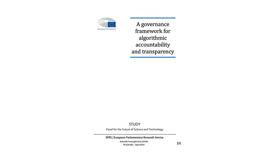 A Governance Framework for Algorithmic Accountability and Transparency