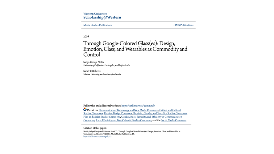 Through Google Colored Glass(es)