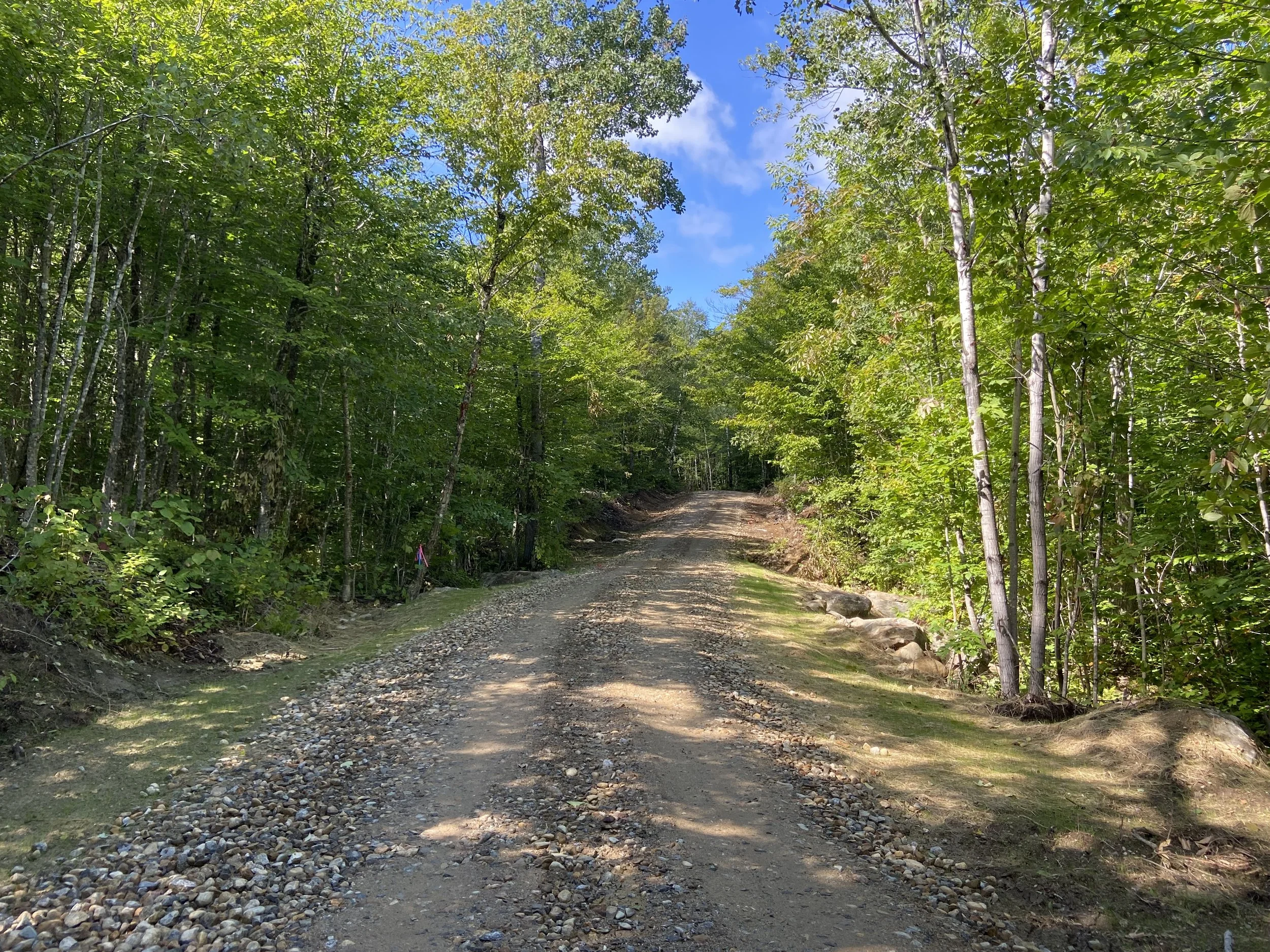 Rebuilt Roadway - Shaped, Surfaced and Seeded