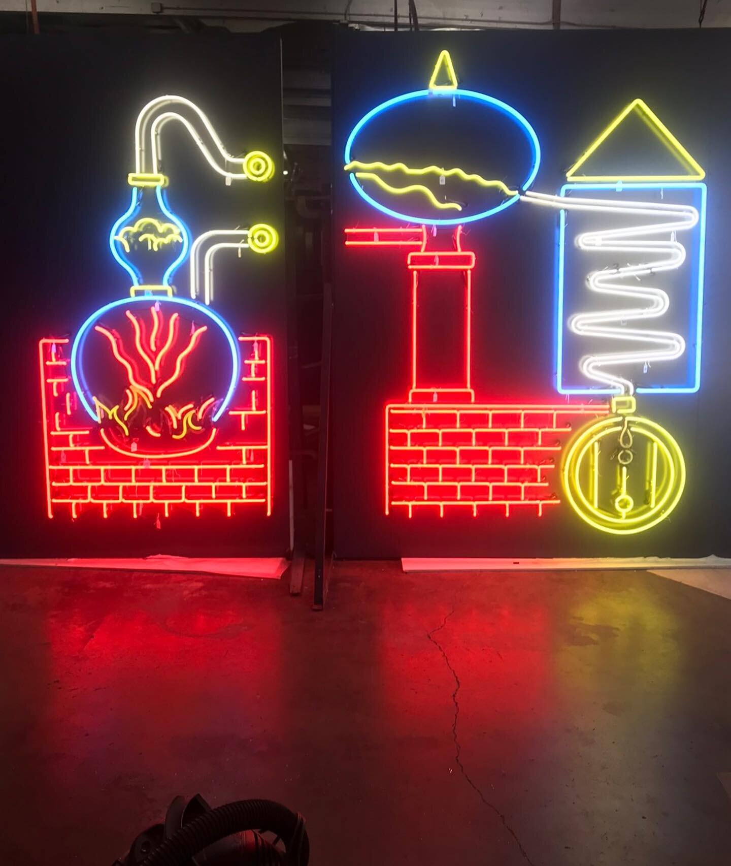 Neon installation #whiskey