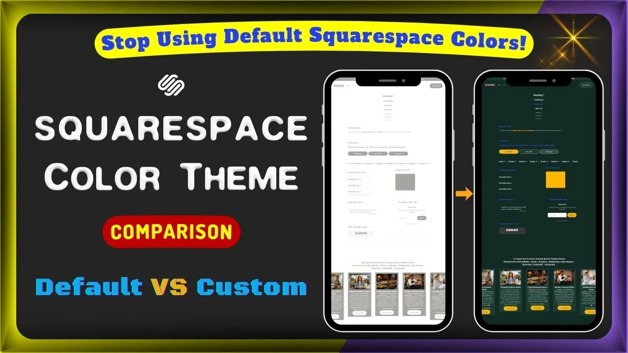 Premium Squarespace Color Themes | Try Custom WCAG Compliant Palettes