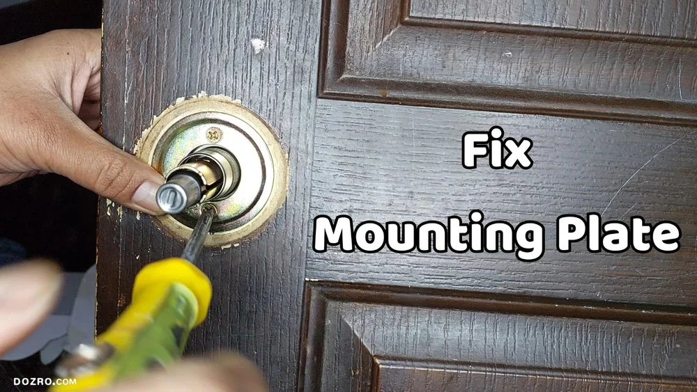 How to Remove/Install Door Knob Lock (latch & plate) | Align Door ...