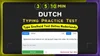 Dutch Typing Test 3, 5, 10 Min – Snelheidstest Typen Nederlands ...