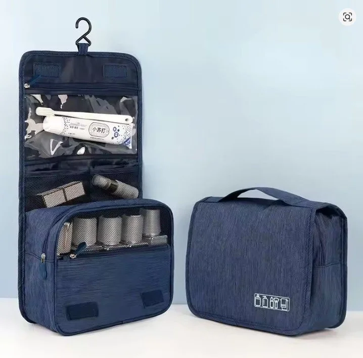 Foldable Toiletry Bag Travel Organizer for Makeup Cosmetics