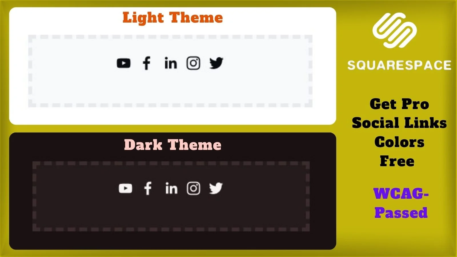 How to Change Squarespace Social Links Colors – Get Premium WCAG-Passed Hex Codes Free